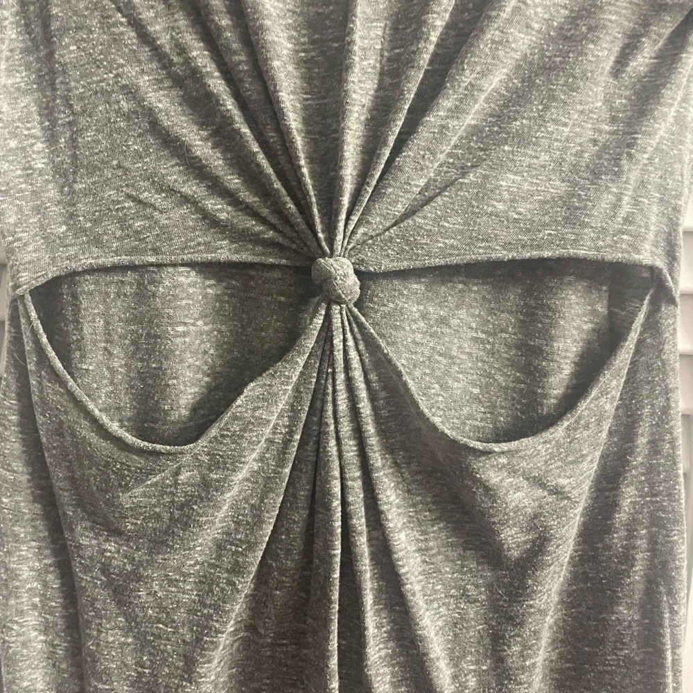 Urban Outfitters Honey Punch Knotted Cut Out T-Shirt Dress Size Small - Picture 5 of 6